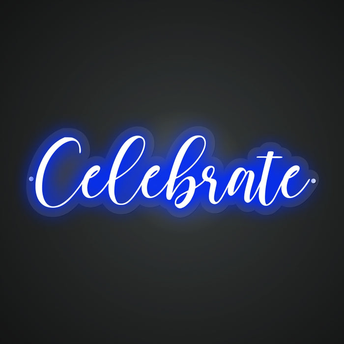 Glistening Neon Milestone Honor Marker
