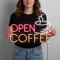 Coffee Open Neon Signs