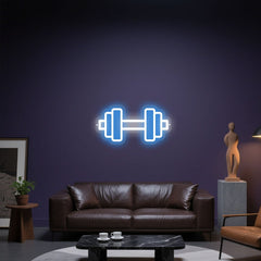 Glowing Neon Muscle Fuel Display