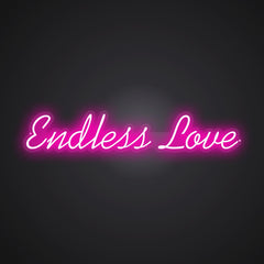 Neon-boundless Endless Love Sign