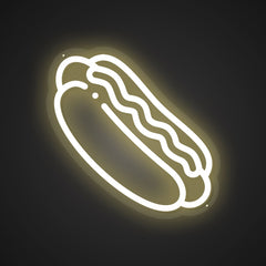 Illuminated Hot Dog Neon Temptation
