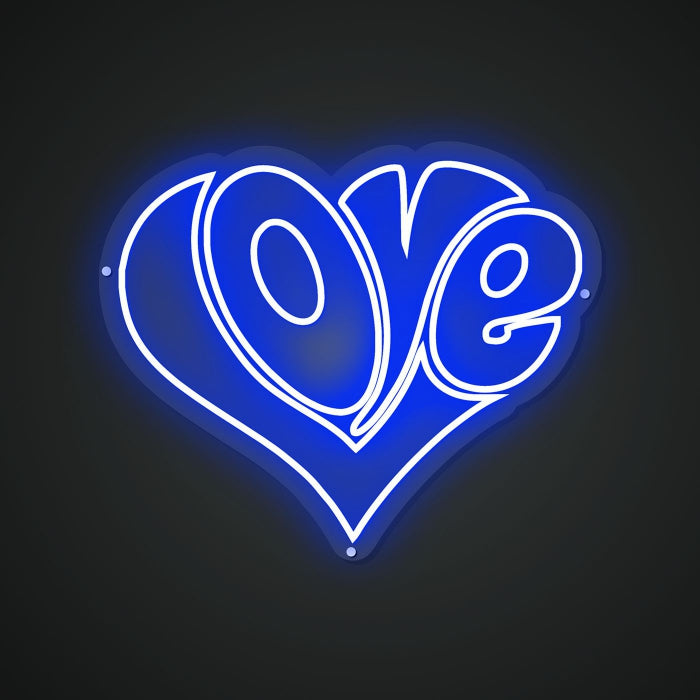 Neon Lightboard for Love's Embrace