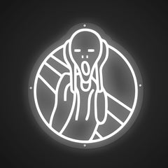 Illuminated Scream Neon Panic