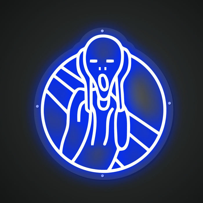 Neon Lightboard for Artistic Turmoil