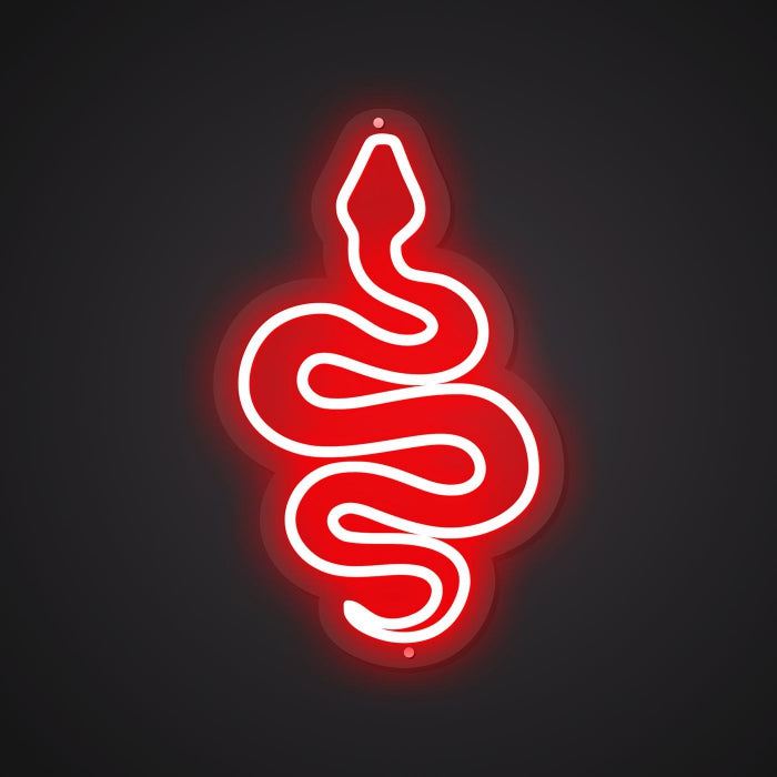 Dazzling Neon Scaled Predator Sign