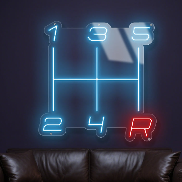 Gear Position Neon Sign