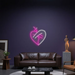 Glowing Neon Amorous Gesture Display