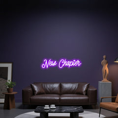 Glowing Neon Fresh Beginnings Display