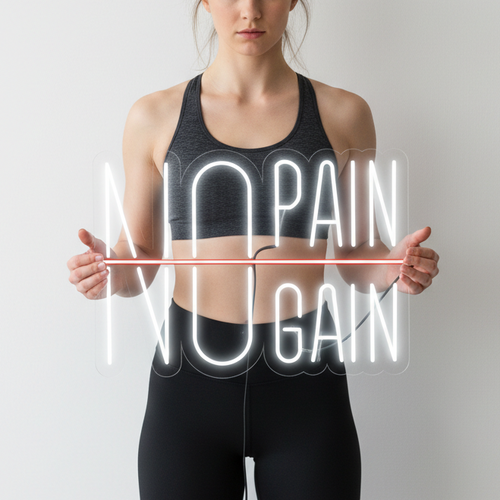 No Pain No Gain Neon Signs
