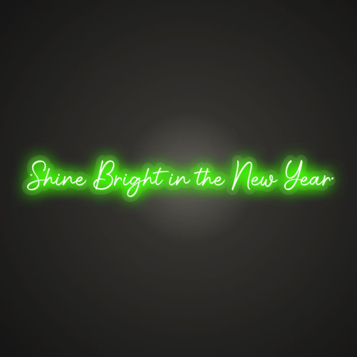 Shine Bright in the New Year Neon Illumination of Confidence