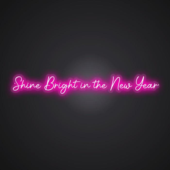 Radiant Neon Shining Year Glow