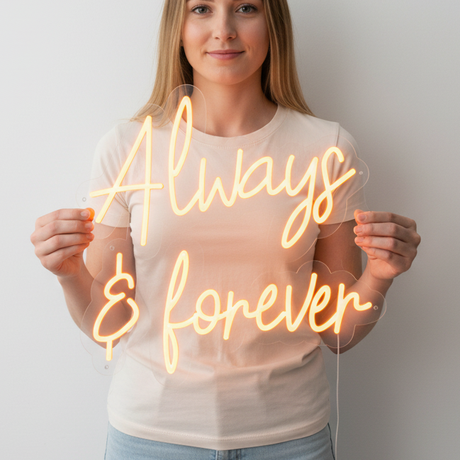 Always & Forever Neon Sign