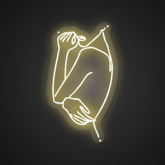 Neon Emblem of Hidden Grace