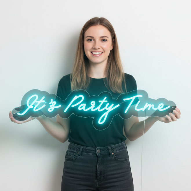 Bit's Party Time Neon Sign