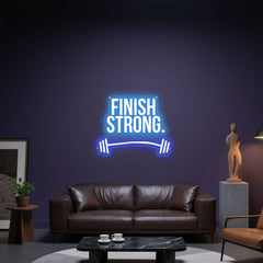Glowing Neon Endurance Display