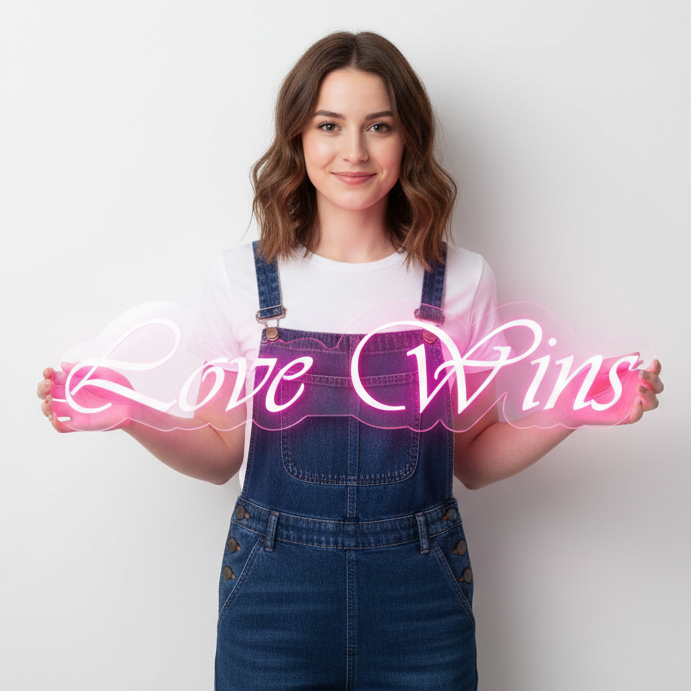 Love Wins Neon Sign