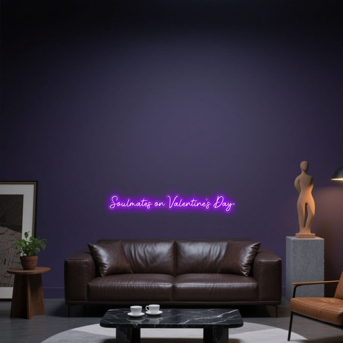 Glowing Neon Kindred Spirits Sign