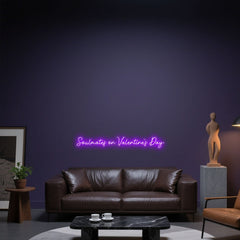 Glowing Neon Kindred Spirits Sign
