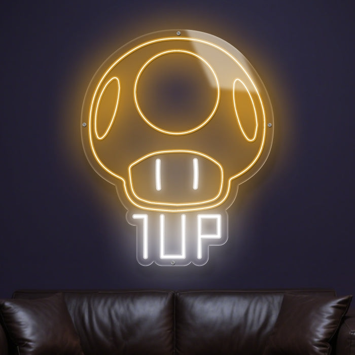 1up Neon Sign