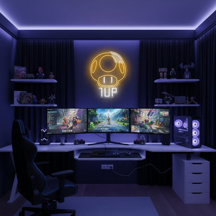 1up Neon Sign