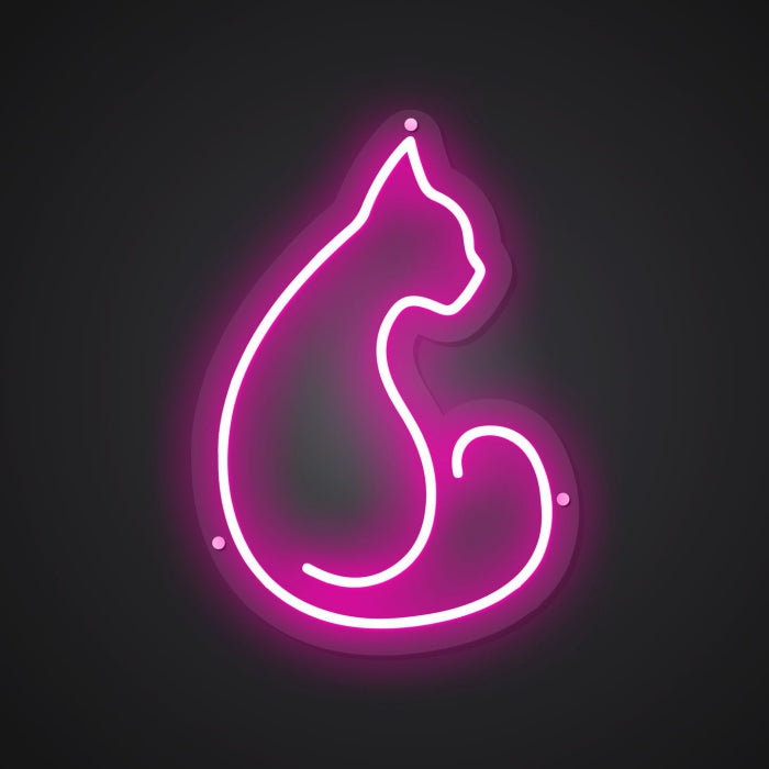 Neon Visual of the Graceful Stride