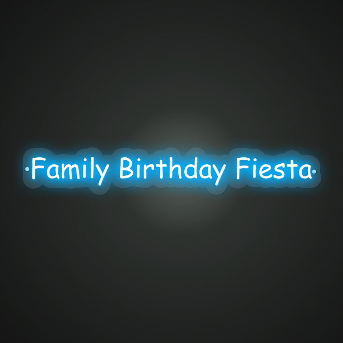 Neon Lightboard for Family Traditions