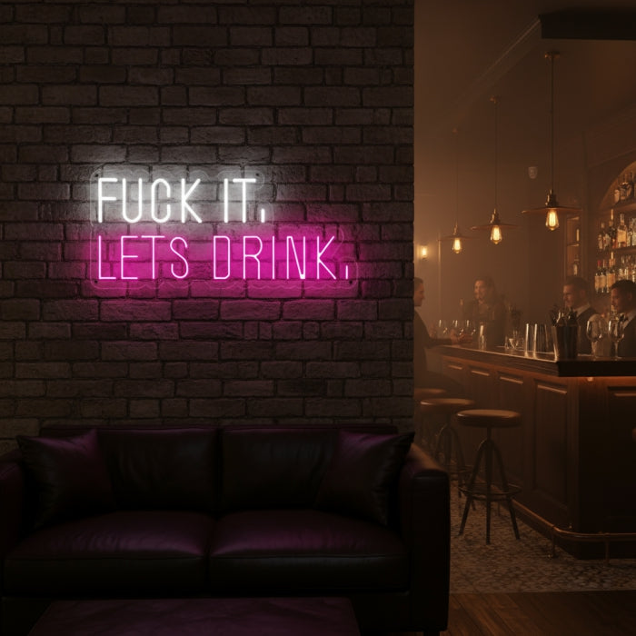Lets Drink Neon Signs