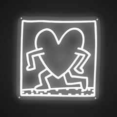 Glowing Neon Throbbing Love Display