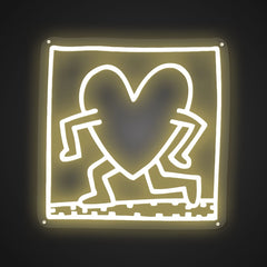 Neon Emblem of Racing Passion