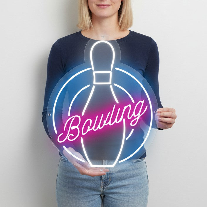 BOWLING Neonschild