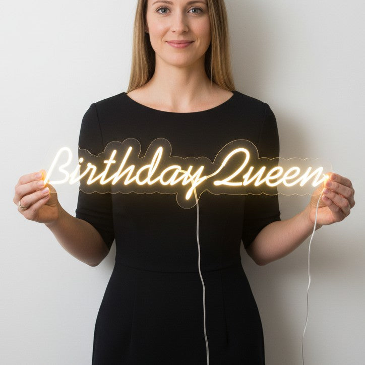 Birthday Queen Neon Sign