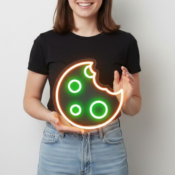 Enseigne au néon Biscuits