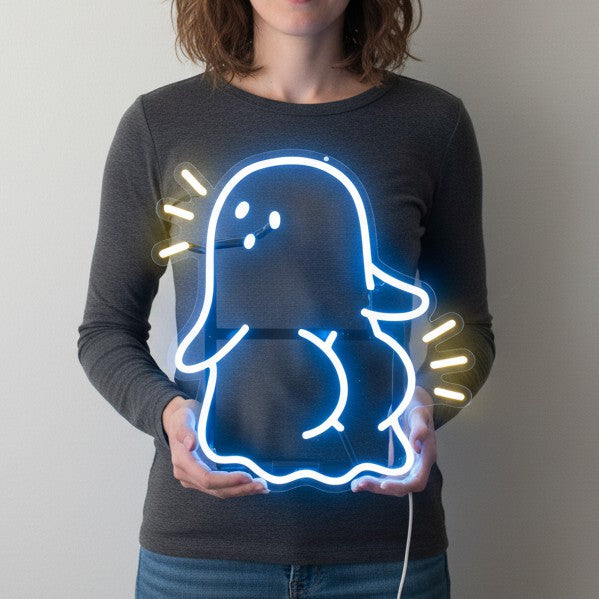 Enseigne au néon Fesses