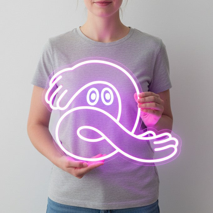 Can't see me Neon sign