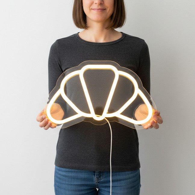 Croissant Neon sign