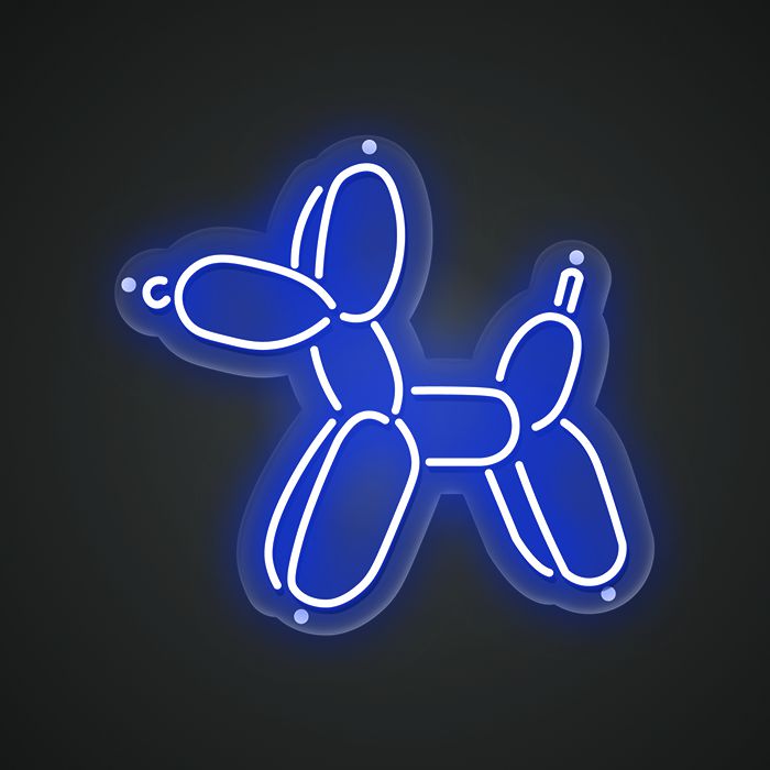 Cute Dog Neon Sign