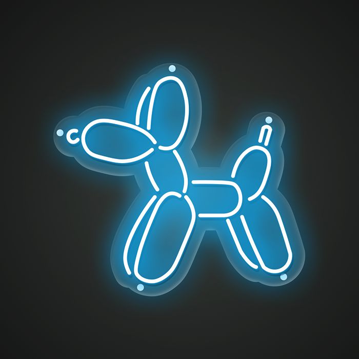 Cute Dog Neon Sign