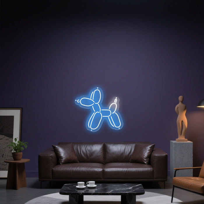 Cute Dog Neon Sign