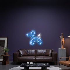 Cute Dog Neon Sign