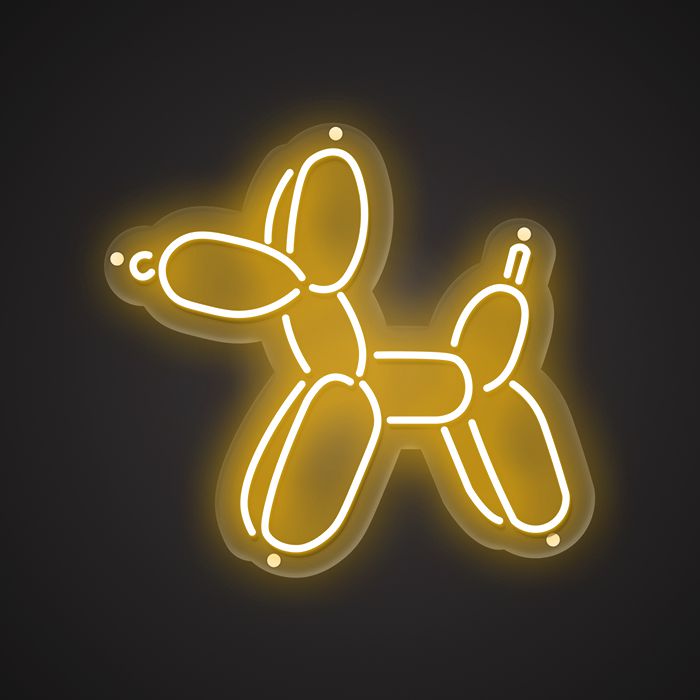 Cute Dog Neon Sign