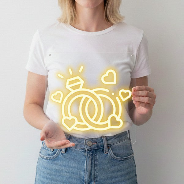 Diamond ring Neon sign