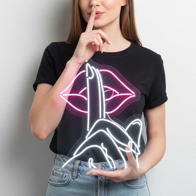 Don't speak Neon sign