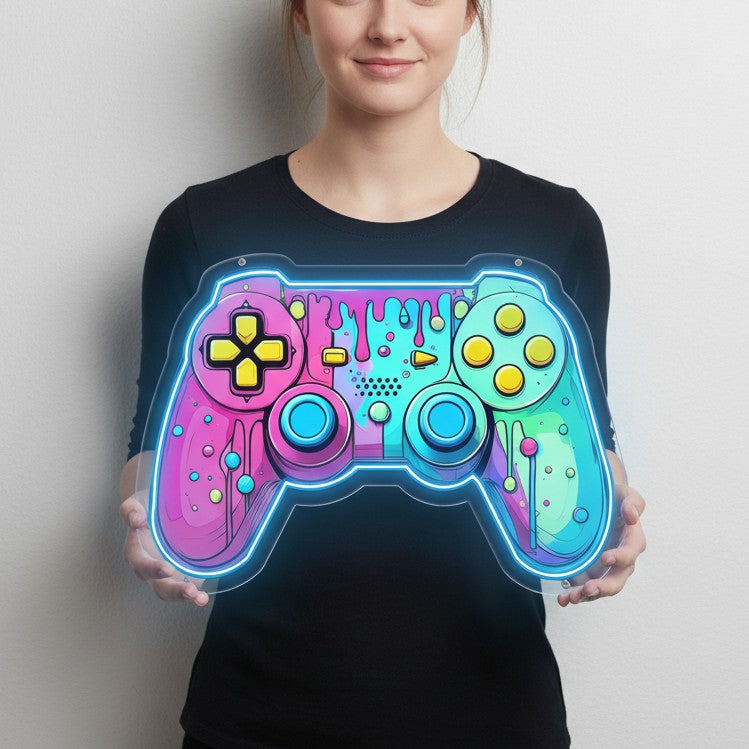 Game Controller Neon Sign