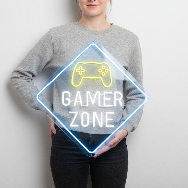 Gamer Zone Neon Sign