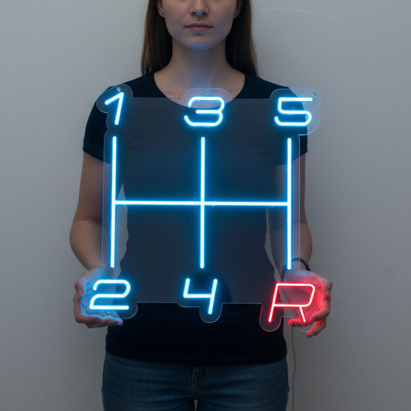 Gear Position Neon Sign