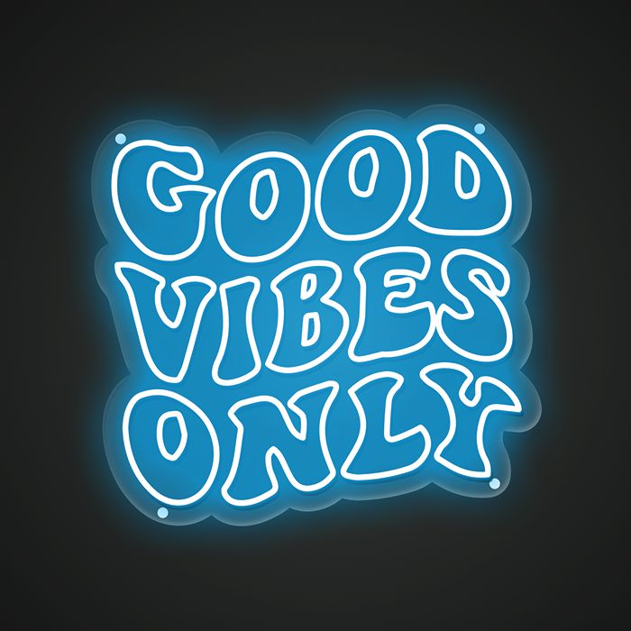 Good Vibes Only Neon Sign