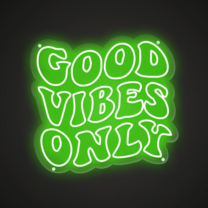 Good Vibes Only Neon Sign
