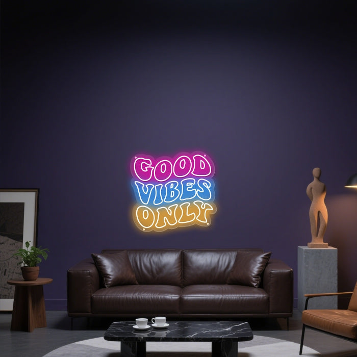 Good Vibes Only Neon Sign