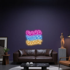 Good Vibes Only Neon Sign