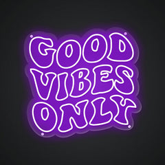 Good Vibes Only Neon Sign